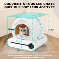 Support De Râteau Pour Bac à Litière Automatique – Pièce De Rechange Pour Litière Autonettoyante, Compatible Smart Space Capsule