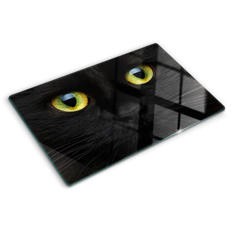 Glasschneideplatten - Schneidebrett aus Glas - Herdabdeckplatten - Gehärtetes Glas – 80x52 cm - Katzenaugen