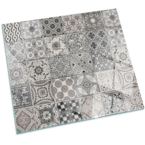 SEZAM Gusseisen-Dekorplatte „Klassiker“ Für Kamin – 47,5x31,5x0,9 Cm, Korrosionsbeständig, Zur Wärmespeicherung & Verkleidung