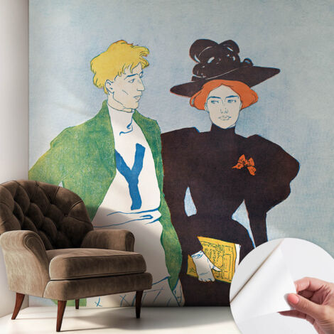 Tapete Selbstklebend - modernes Design - Wohnungsdeko - geruchslos - langlebig Retro-Stil 250x250 cm (1/5)