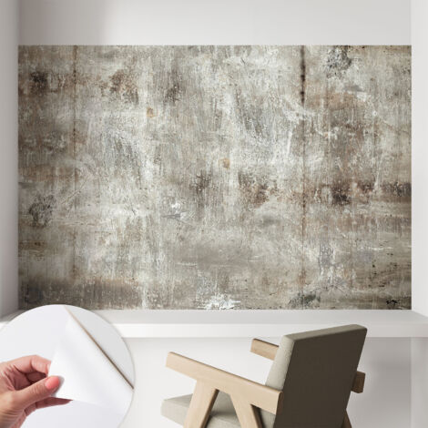 Tapete Selbstklebend - modernes Design - Wohnungsdeko - geruchslos - langlebig Industrielle Oberfläche 104x70 cm (1/5)