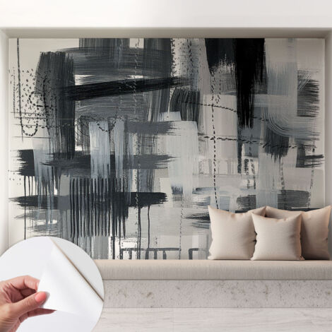 Fototapete Selbstklebend - Wandtattoo - leicht anzubringen - Wandverkleidung Moderne Kunst 208x146 cm (1/5)