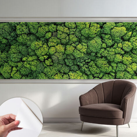 Tapete Selbstklebend - modernes Design - Wohnungsdeko - geruchslos - langlebig Waldpanorama 250x104 cm (1/5)