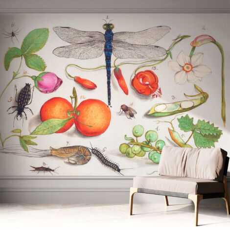 Fototapete Selbstklebend - Wanddekoration - Wandfolie - 3D Tapete Wand - Wohnungsdeko Naturillustration 312x219 cm (1/5)