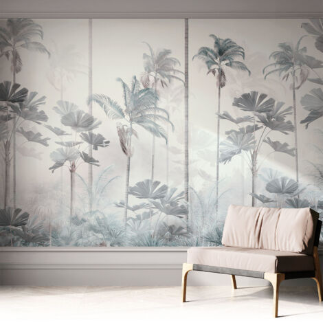 Selbstklebend Tapete modern - Wanddeko für Küche - Klebefolie Wand - luxus Look Tropische Landschaft 312x219 cm (1/5)