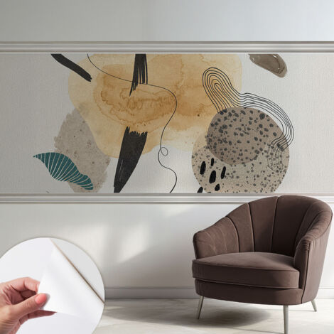 Tapete Selbstklebend - Fototapete mit Motiv - Wandtapete modern - Wandgestaltung Abstrakte Komposition 250x104 cm (1/5)