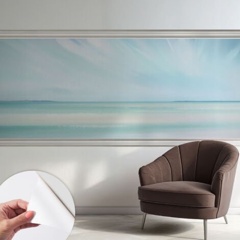 Fototapete Selbstklebend - Wandtattoo - leicht anzubringen - Wandverkleidung Ruhiges Meer 250x104 cm