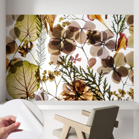 Selbstklebende Tapete - Wanddekoration Wohnzimmer - Tapete Schlafzimmer Natürliche Komposition 104x70 cm (1/5)