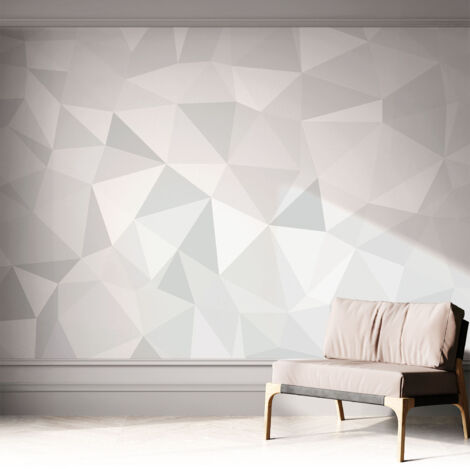 Selbsthaftend Tapete für Wohnzimmer Schlafzimmer Küche - Wanddekoration Dreieckiges Mosaik 312x219 cm (1/5)