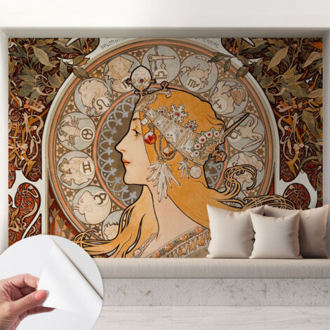 Tapete Selbstklebend - abwaschbar - trendige Wanddeko - elegant Fototapete Zodiac-Eleganz 208x146 cm (1/5)