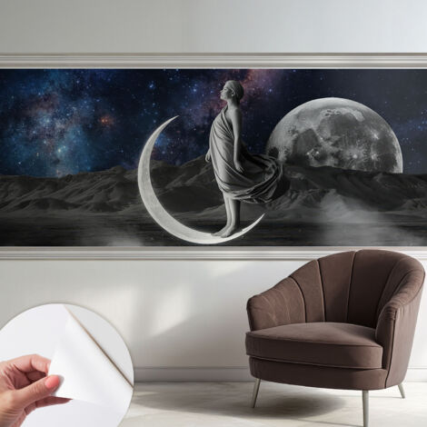 Fototapete Selbstklebend - trendige Wanddeko - Schlafzimmer - Wohnzimmer Nächtliche Träume 250x104 cm (1/5)