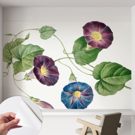 Tapete Selbstklebend - modernes Design - Wohnungsdeko - geruchslos - langlebig Floristische Eleganz 152x104 cm (1/5)