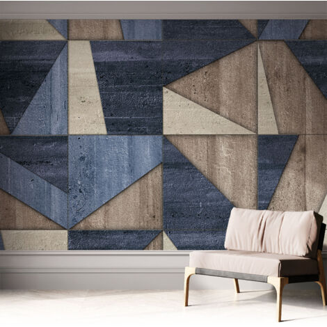 Selbstklebend Tapete modern - Wanddeko für Küche - Klebefolie Wand - luxus Look Geometrische Muster 312x219 cm (1/5)