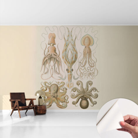 Selbstklebend Tapete - abwaschbar - Raumgestaltung Schlafzimmer Wohnzimmer Tapete Meeresleben 416x254 cm (1/5)