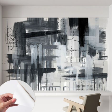 Fototapete Selbstklebend - Wandtattoo - leicht anzubringen - Wandverkleidung Moderne Kunst 152x104 cm (1/5)