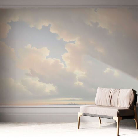 Tapete Selbstklebend - Fototapete mit Motiv - Wandtapete modern - Wanddeko Pastellfarbener Himmel 312x219 cm (1/5)