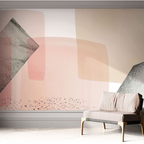 Selbstklebend Tapete modern Wohnzimmer - Wanddekoration - einfach anzubringen Zarte Figuren 312x219 cm (1/5)