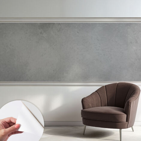 Fototapete Selbstklebend - Büro Wandgestaltung - Wanddekoration Wohnzimmer Elegante Schrank 250x104 cm