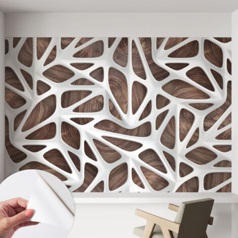 Fototapete Selbstklebend - Büro Wandgestaltung - Wanddekoration Wohnzimmer Dynamische Harmonie 152x104 cm (1/5)