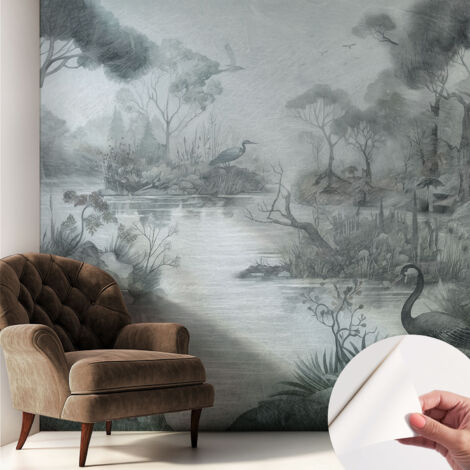 Tapete Selbstklebend - Fototapete mit Motiv - Wandtapete modern - Wandgestaltung Natürliche Kulisse 250x250 cm (1/5)