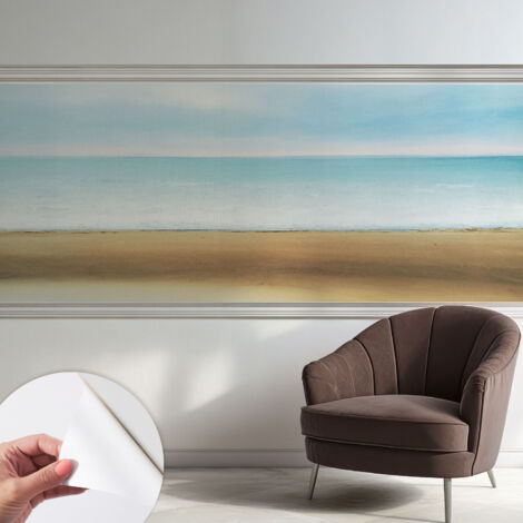 Fototapete Selbstklebend - Wandtattoo - leicht anzubringen - Wandverkleidung Küstenlandschaft 250x104 cm (1/5)