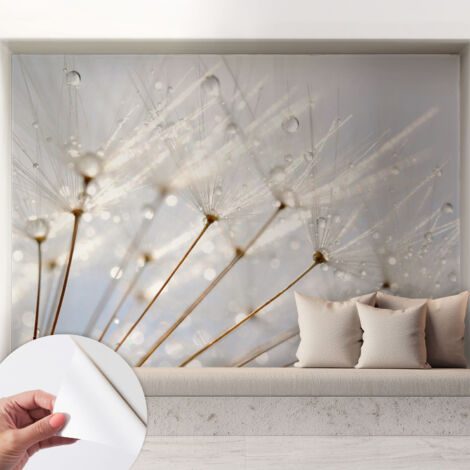 Selbstklebend Tapete modern - Wanddeko für Küche - Klebefolie Wand - luxus Look Taubkraut 208x146 cm (1/5)