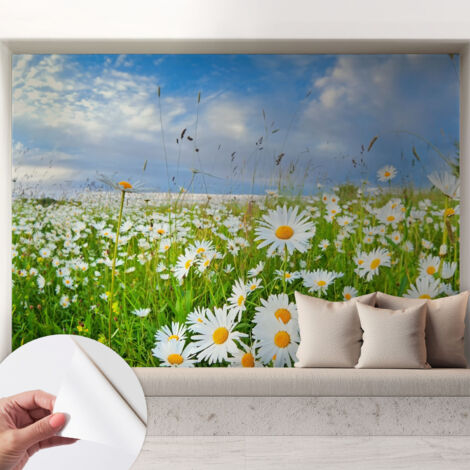 Tapete Selbstklebend - modernes Design - Wohnungsdeko - geruchslos - langlebig Sommerwiese 208x146 cm (1/5)