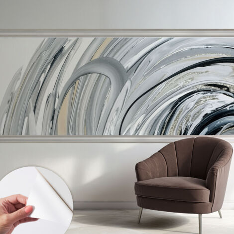 Tapetet Klebetapete für Wohnzimmer Schlafzimmer Küche - Wanddekoration Abstrakter Marmor 250x104 cm (1/5)