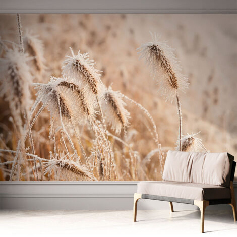 Selbstklebend Tapete modern - Wanddeko für Küche - Klebefolie Wand - luxus Look Winterlandschaft 312x219 cm (1/5)