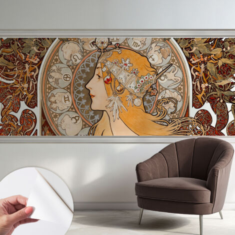 Tapete Selbstklebend - abwaschbar - trendige Wanddeko - elegant Fototapete Zodiac-Eleganz 250x104 cm (1/5)