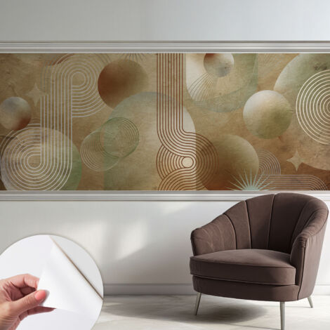 Tapete Selbstklebend - Fototapete mit Motiv - Wandtapete modern - Wandgestaltung Geometrisches Muster 250x104 cm (1/5)