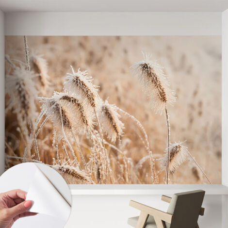 Selbstklebend Tapete modern - Wanddeko für Küche - Klebefolie Wand - luxus Look Winterlandschaft 152x104 cm (1/5)