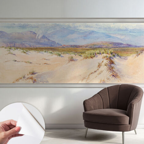 Selbstklebend Tapete modern - Wanddeko für Küche - Klebefolie Wand - luxus Look Wüstenlandschaft 250x104 cm (1/5)