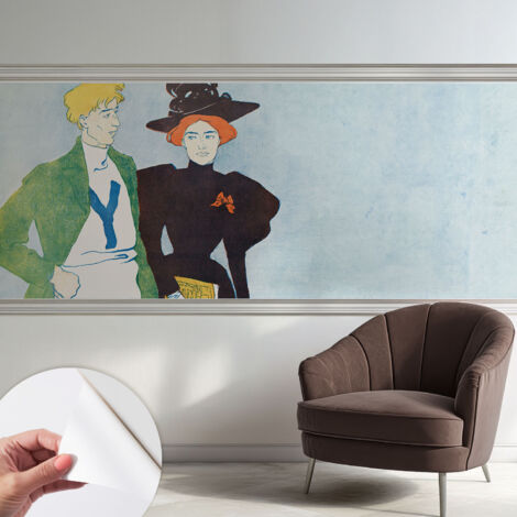 Tapete Selbstklebend - modernes Design - Wohnungsdeko - geruchslos - langlebig Retro-Stil 250x104 cm (1/5)