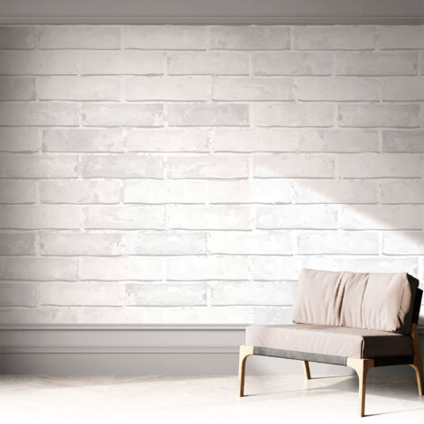 Selbstklebend Tapete modern - Wanddeko für Küche - Klebefolie Wand - luxus Look Ziegelwand 312x219 cm (1/5)
