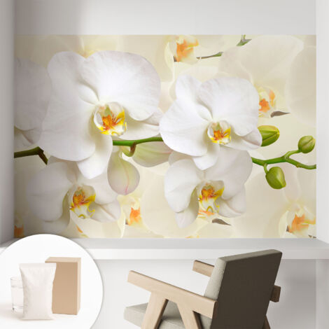 Tapete Vliestapete mit Kleber - Fototapete mit Motiv - Wandtapete modern - Wandgestaltung Blumenpracht 104x70 cm (1/5)