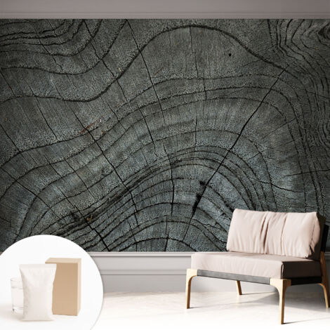Tapete Vliestapete mit Kleber Wandtapete modern - Tapete mit Motiv - Tapete Schlafzimmer Maserungsmuster 312x219 cm (1/5)
