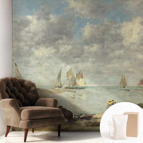 Tapete Vliestapete mit Kleber Wandtapete modern - Tapete mit Motiv - Tapete Schlafzimmer Meereslandschaften 250x250 cm (1/5)