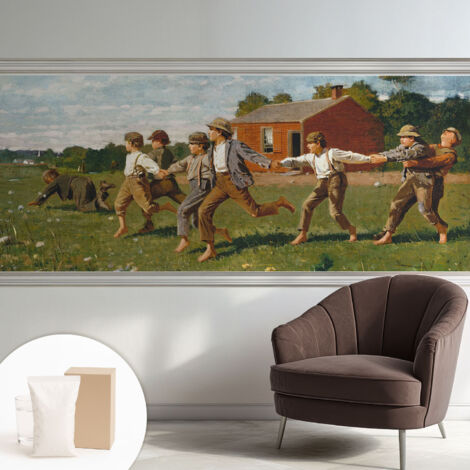 Tapete Vliestapete mit Kleber - Wanddekoration Wohnzimmer - Tapete Schlafzimmer Fröhliches Spiel 250x104 cm (1/5)