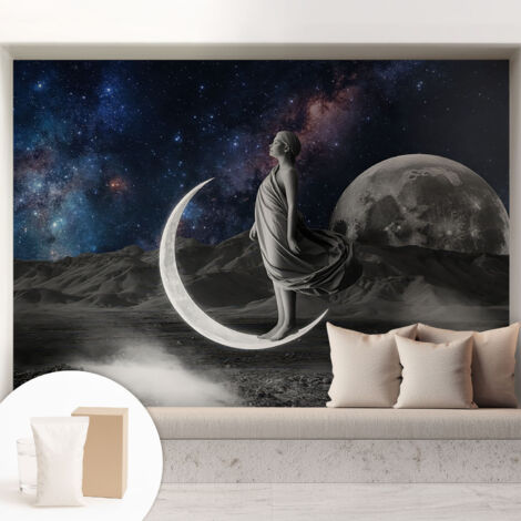 Tapete Vliestapete mit Kleber - Fototapete mit Motiv - Wandtapete modern - Wandgestaltung Nächtliche Träume 208x146 cm (1/5)