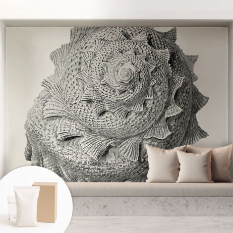 Tapete Vliestapete mit Kleber modern - Wanddeko für Küche - Klebefolie Wand - luxus Look Kunst der Natur 208x146 cm (1/5)