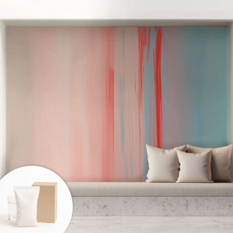 Tapete Vliestapete mit Kleber- abwaschbar - Raumgestaltung Schlafzimmer Wohnzimmer Tapete Farben der Harmonie 208x146 cm (1/5)
