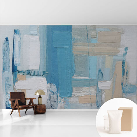 Fototapete Vliestapete mit Kleber - modern Wohnzimmer - Wanddekoration - einfach anzubringen Moderne Harmonie 416x254 cm (1/5)
