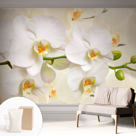 Tapete Vliestapete mit Kleber - Fototapete mit Motiv - Wandtapete modern - Wandgestaltung Blumenpracht 312x219 cm (1/5)