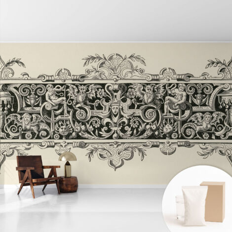 Tapete Vliestapete mit Kleber - Fototapete mit Motiv - Wandtapete modern - Wandgestaltung Mythologische Motive 416x254 cm (1/5)