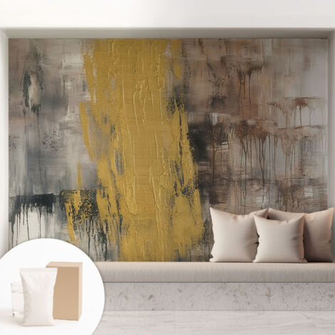 Fototapete Vliestapete mit Kleber - modern Wohnzimmer - Wanddekoration - einfach anzubringen Abstrakte Vision 208x146 cm