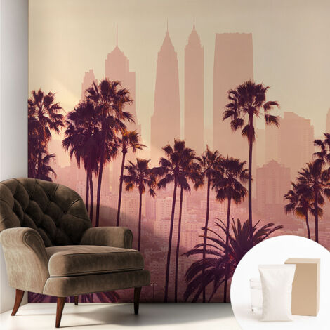 Tapete Vliestapete mit Kleber modern Wohnzimmer - Wanddeko Schlafzimmer - Tapete mit Motiv Westliche Harmonie 250x250 cm (1/5)
