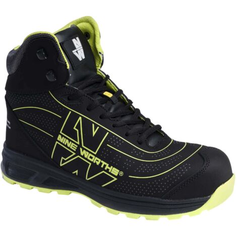 STRIKE CHAUSSURES MONTANTES DE SÉCURITÉ 7046 Noir , Jaune fluo 39 (1/5)
