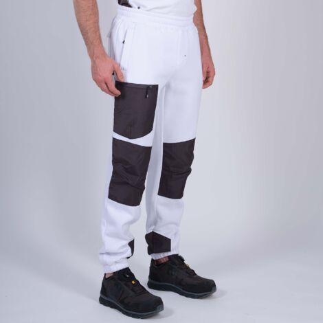 AMY JOGGING DE TRAVAIL 1107 Blanc , Gris L