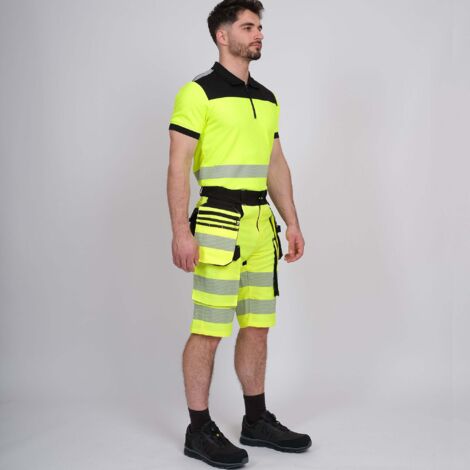 GALA BERMUDA DE TRAVAIL HAUTE VISIBILITÉ 1079 Jaune fluo 40 (1/4)